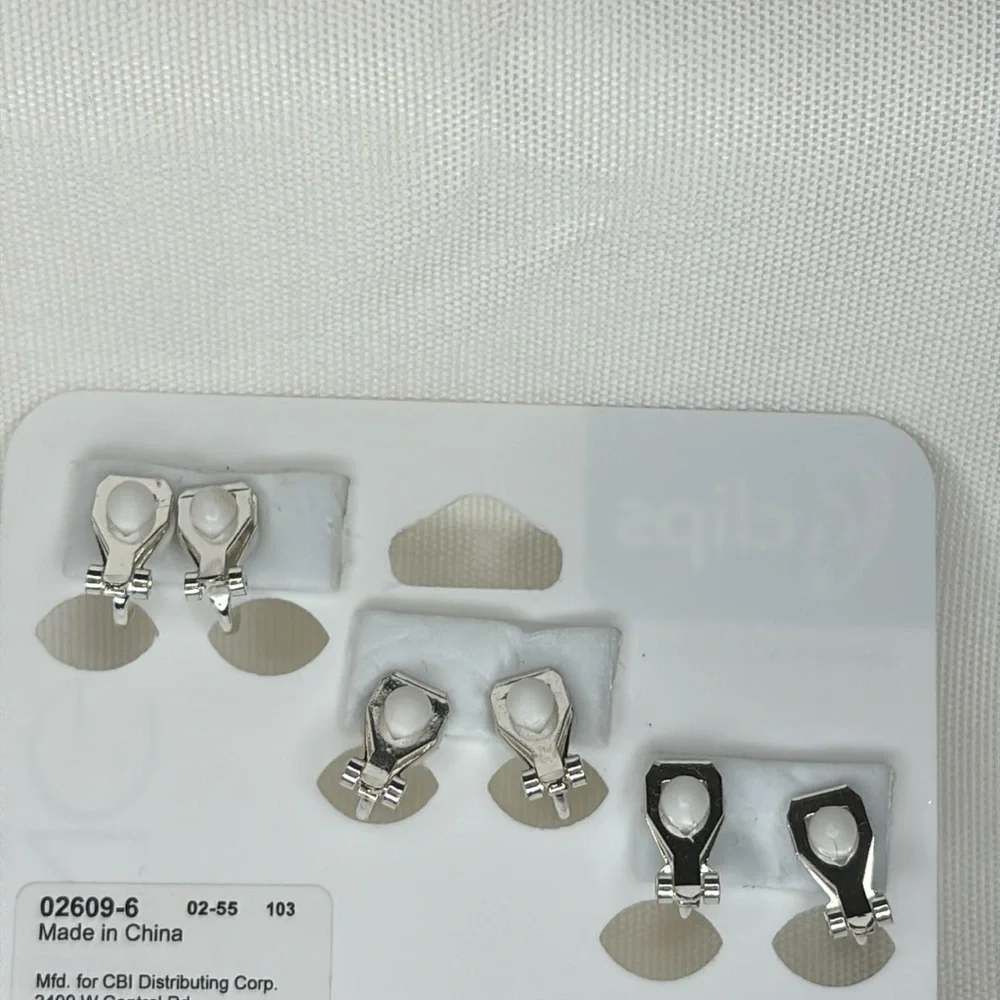 Icing Faux Pearl Clip on Earrings